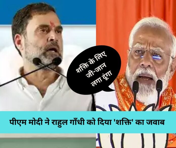 पीएम मोदी का राहुल गाँधी पर पलटवार