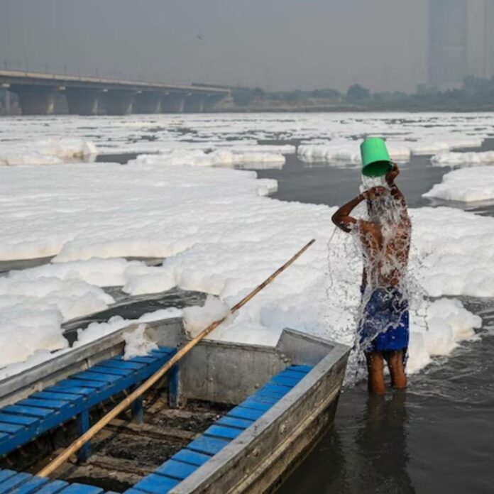 Polluted yamuna