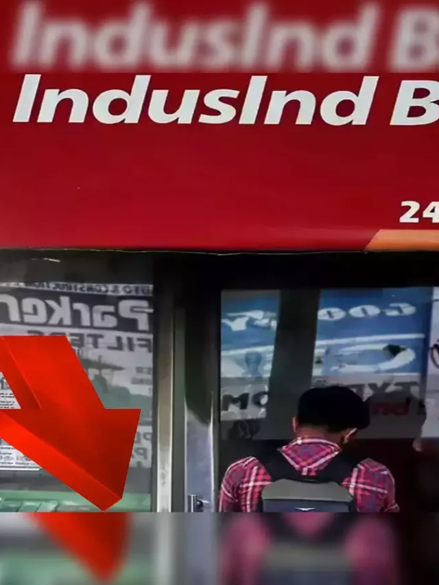 why indusland bank share price fall ?